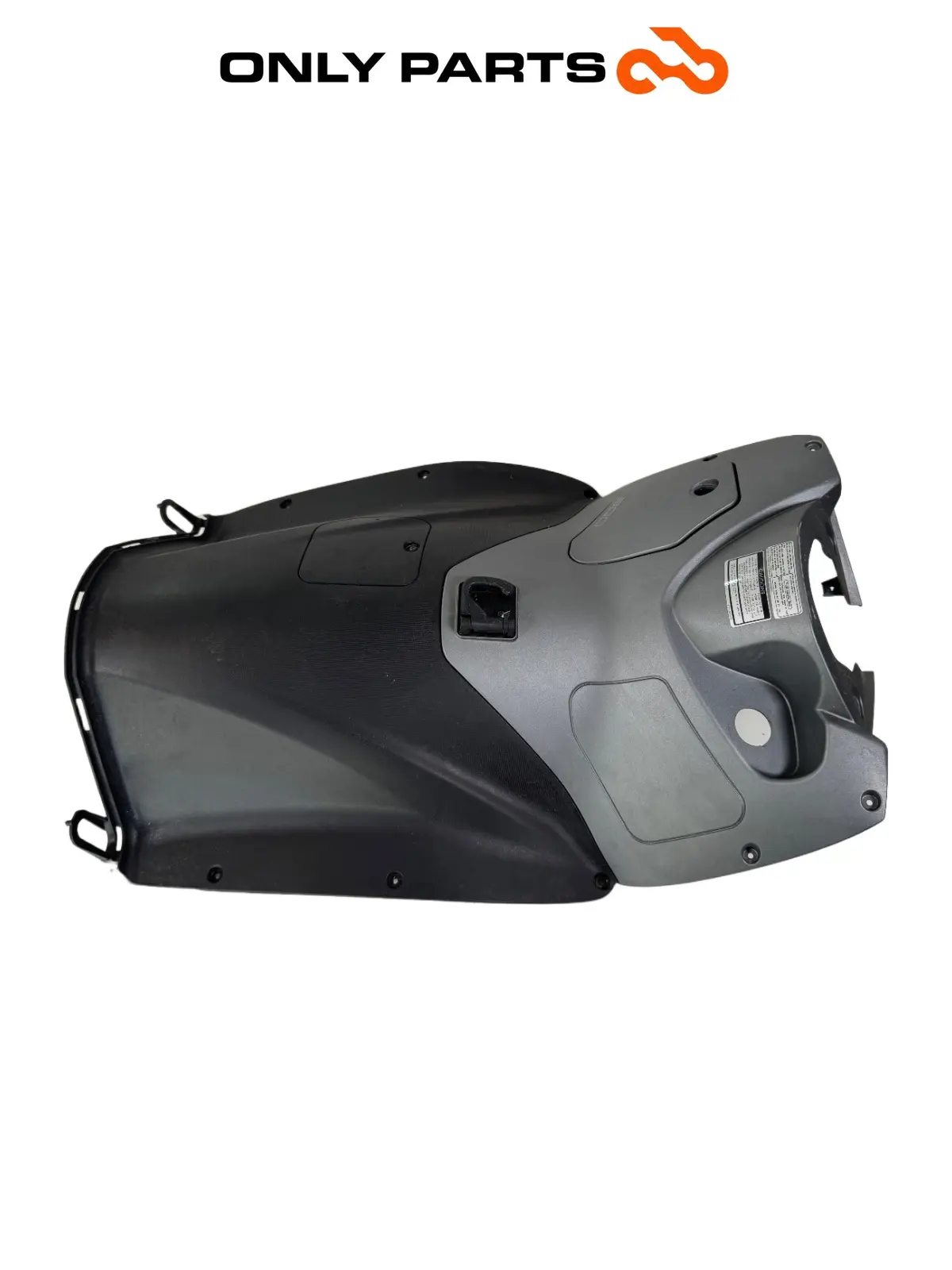 Carena retroscudo Kymco People S 300cc 2021 Grigio usato — foto reale 2