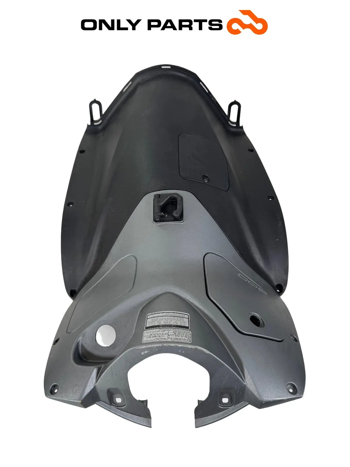 Carena retroscudo Kymco People S 300cc 2021 Grigio usato — foto reale 4