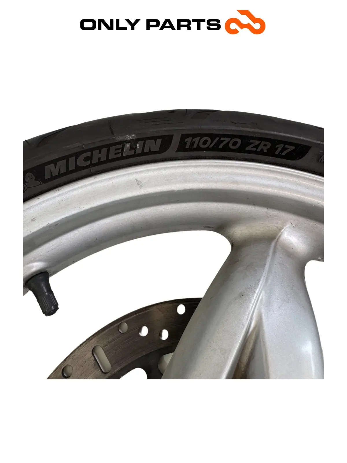 Cerchio anteriore BMW F 650 CS 2001 Grigio usato — foto reale 10
