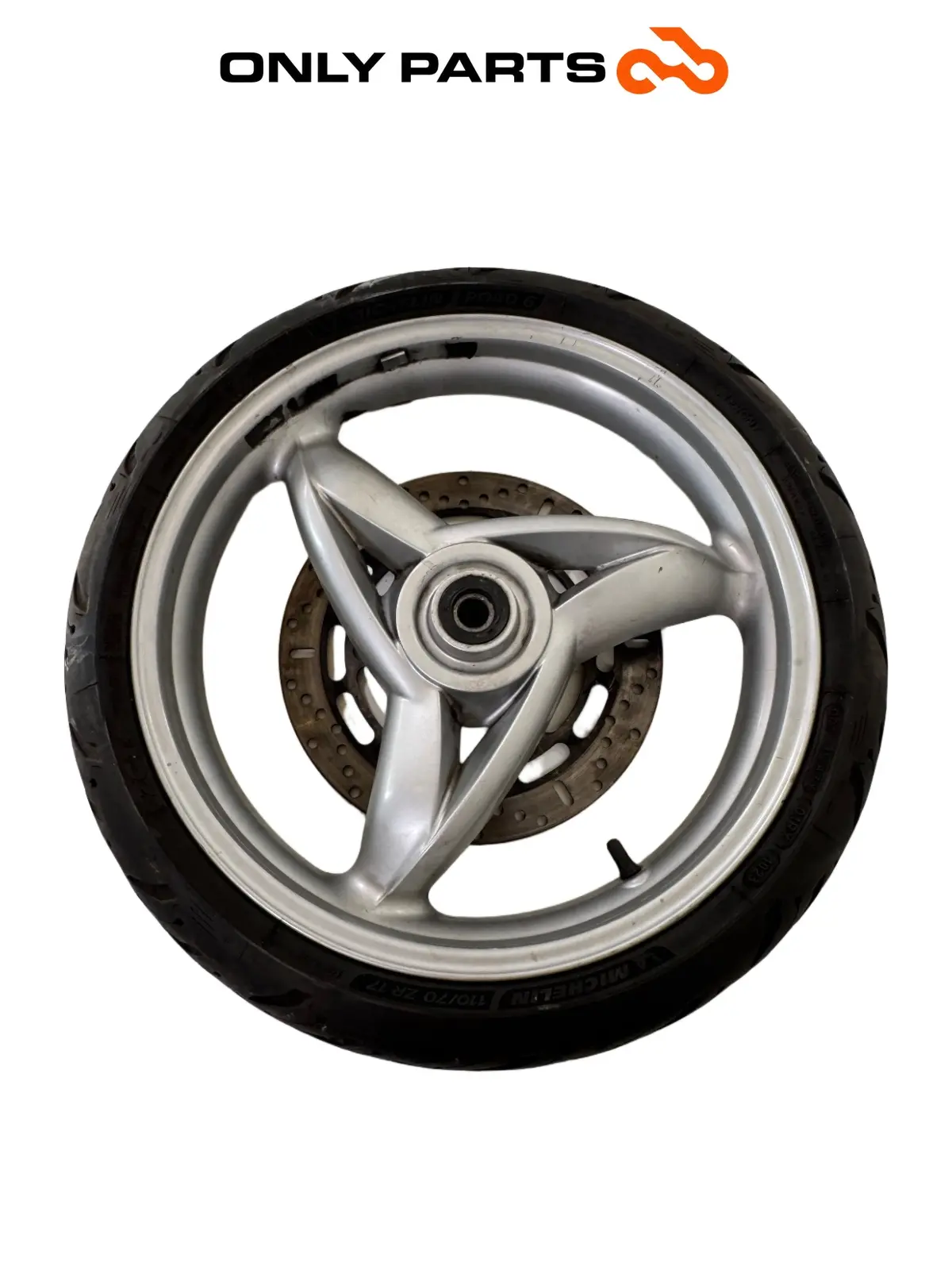 Cerchio anteriore BMW F 650 CS 2001 Grigio usato — foto reale 7