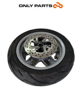 cerchio  anteriore + disco freno Mbk Skyliner  125cc 1999 Blu usato — foto reale 1