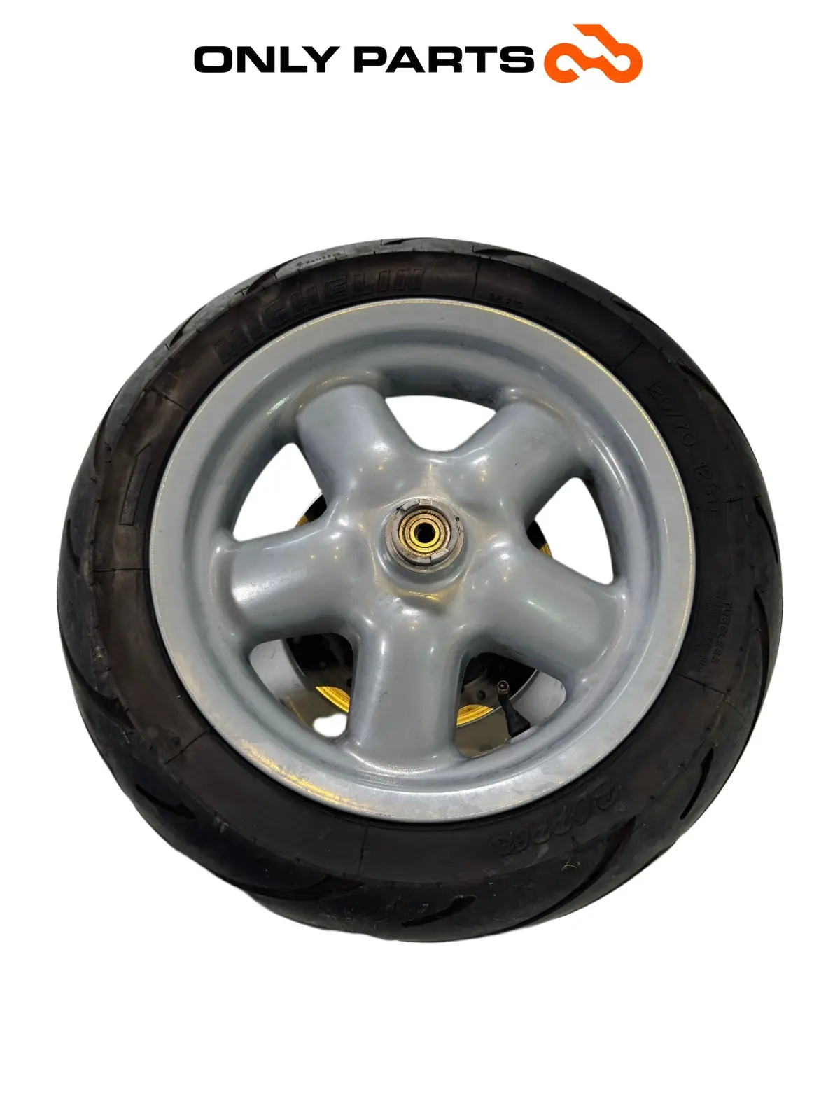 cerchio  anteriore + disco freno Mbk Skyliner  125cc 1999 Blu usato — foto reale 11