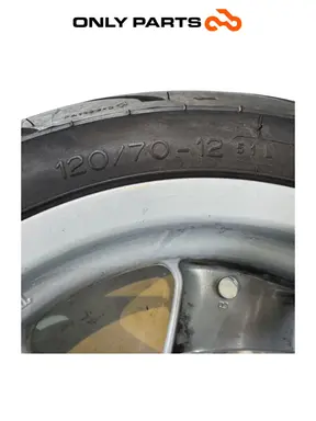 cerchio  anteriore + disco freno Mbk Skyliner  125cc 1999 Blu usato — foto reale 5