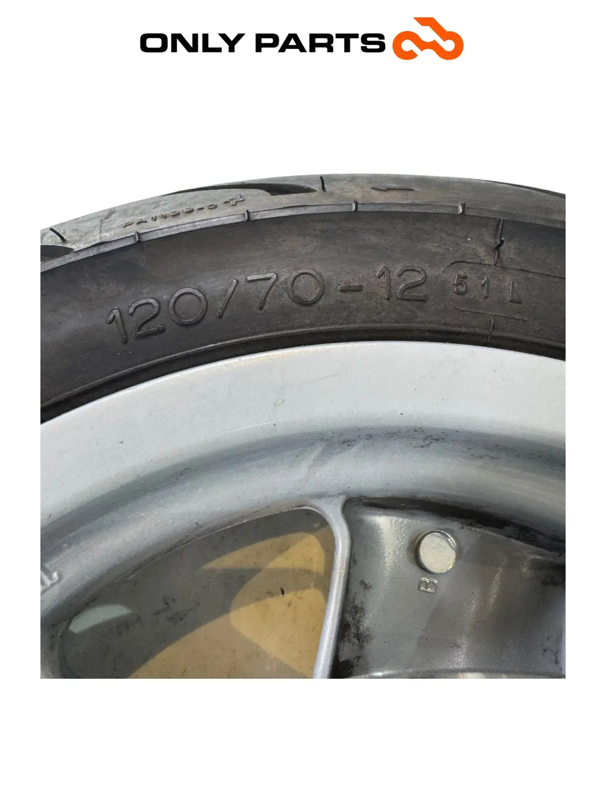 cerchio  anteriore + disco freno Mbk Skyliner  125cc 1999 Blu usato — foto reale 5