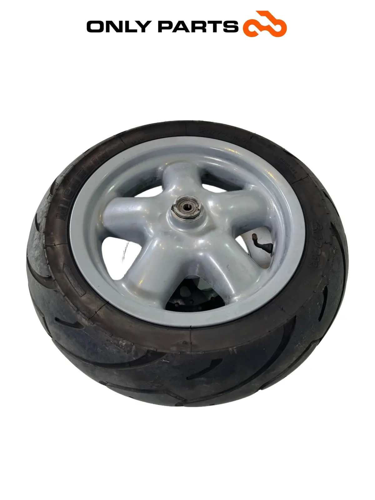 cerchio  anteriore + disco freno Mbk Skyliner  125cc 1999 Blu usato — foto reale 8