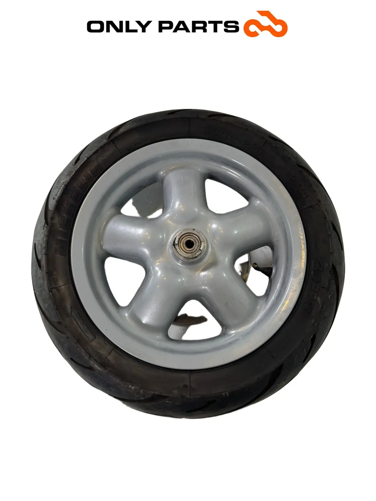 cerchio  anteriore + disco freno Mbk Skyliner  125cc 1999 Blu usato — foto reale 9