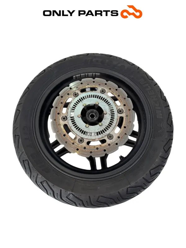 CERCHIO RUOTA ANTERIORE KYMCO X-TOWN 300 2016 FRONT WHEEL RIM PNEUMATICO + DISCO — 4