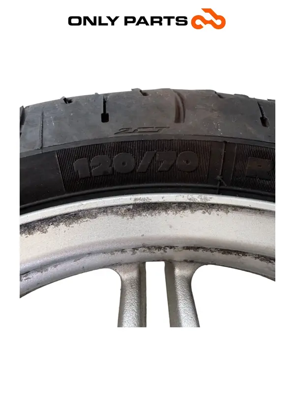 CERCHIO RUOTA ANTERIORE IN LEGA SUZUKI BURGMAN 650 CC 2010 / FRONT WHEEL RIM OEM — 3