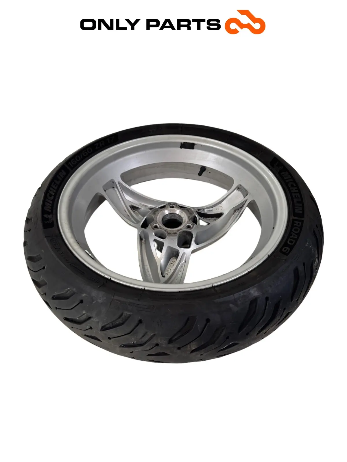 Cerchio posteriore BMW F 650 CS 2001 Grigio usato — foto reale 10