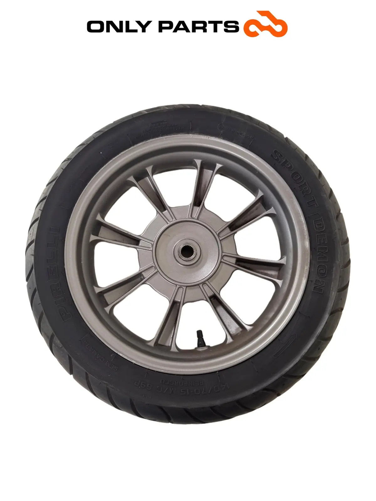 Cerchio posteriore Quadro 350 S 2013 Nero usato — foto reale 3