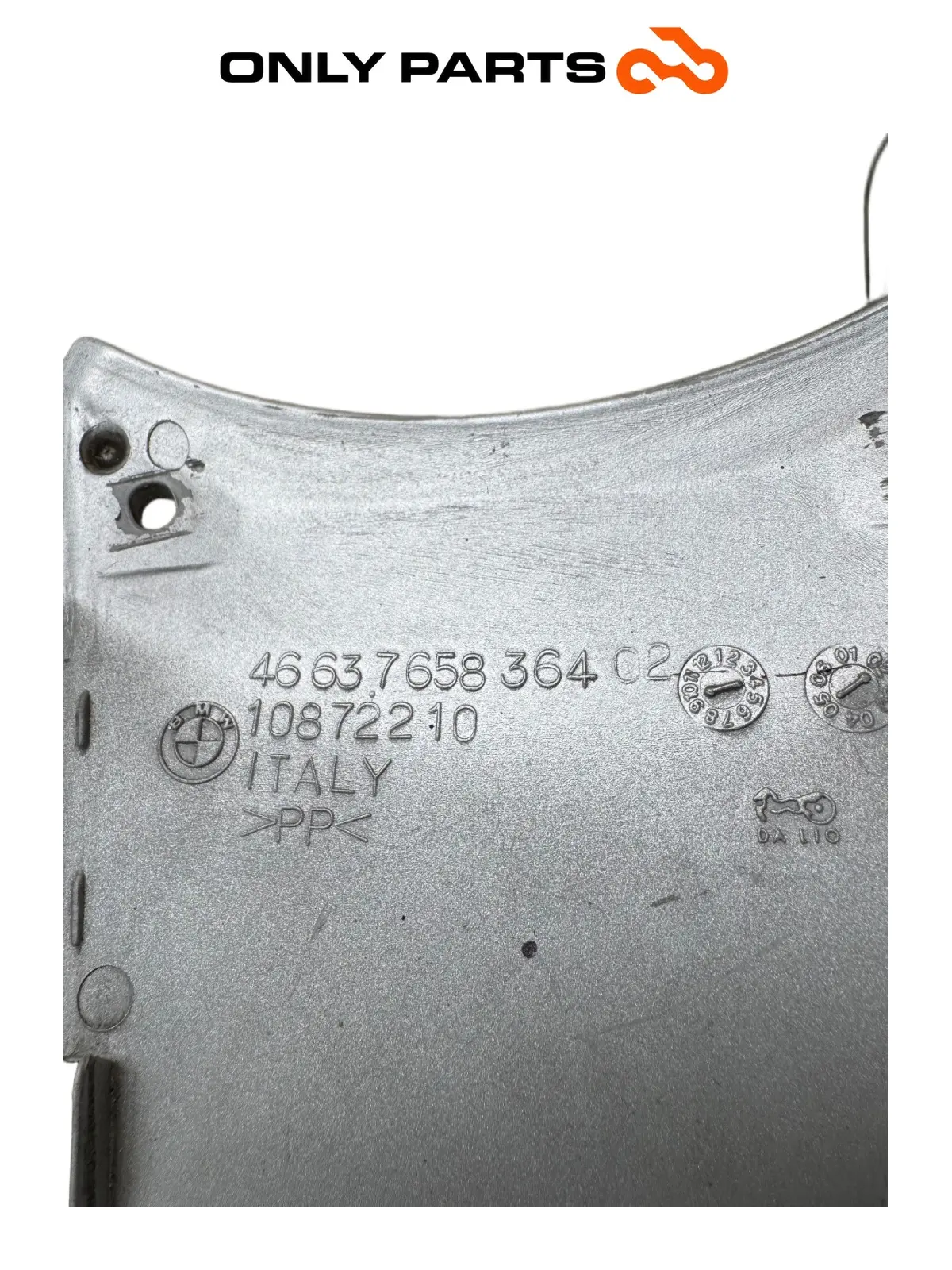 Copertura / tappo vano porta oggetti BMW F 650 CS 2001 Grigio usato — foto reale 9