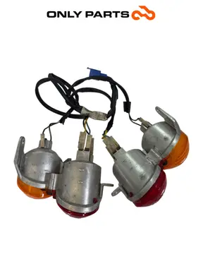 coppia fari posteriori Mbk Skyliner  125cc 1999 Blu usato — foto reale 12