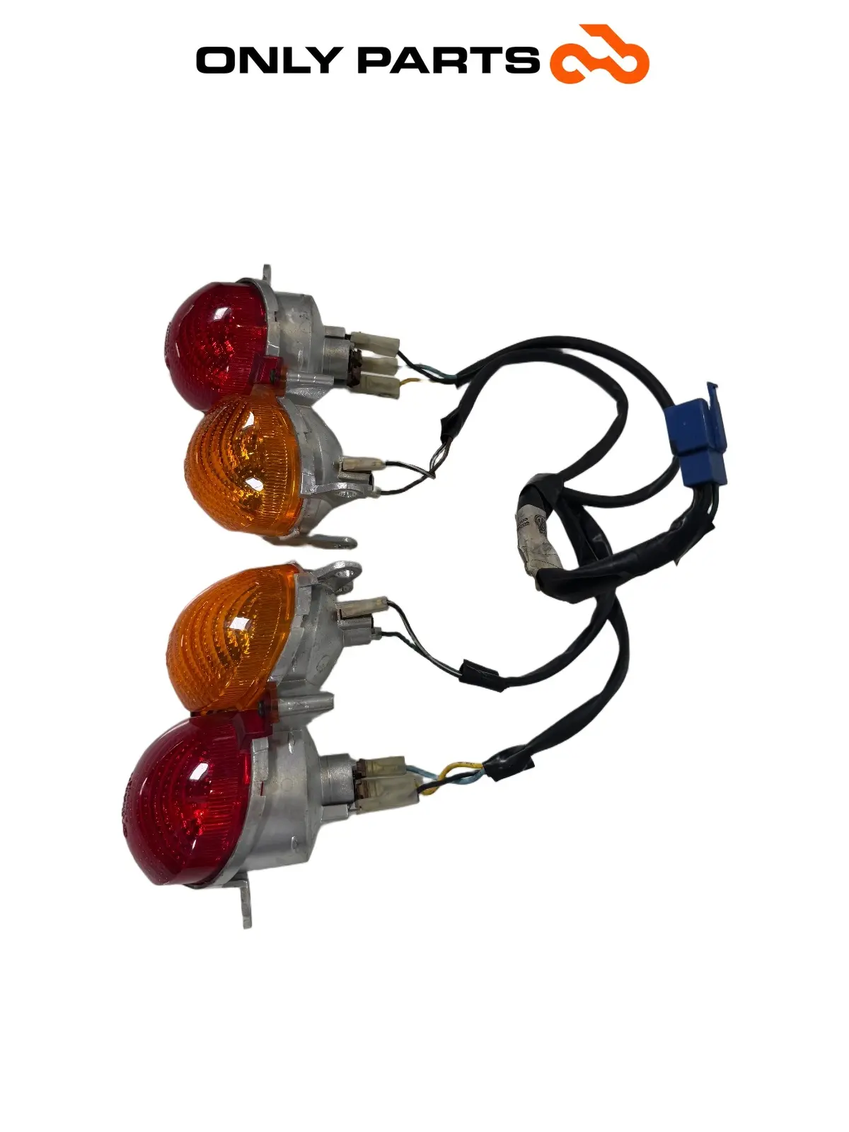 coppia fari posteriori Mbk Skyliner  125cc 1999 Blu usato — foto reale 5