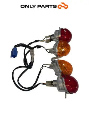 coppia fari posteriori Mbk Skyliner  125cc 1999 Blu usato — foto reale 7