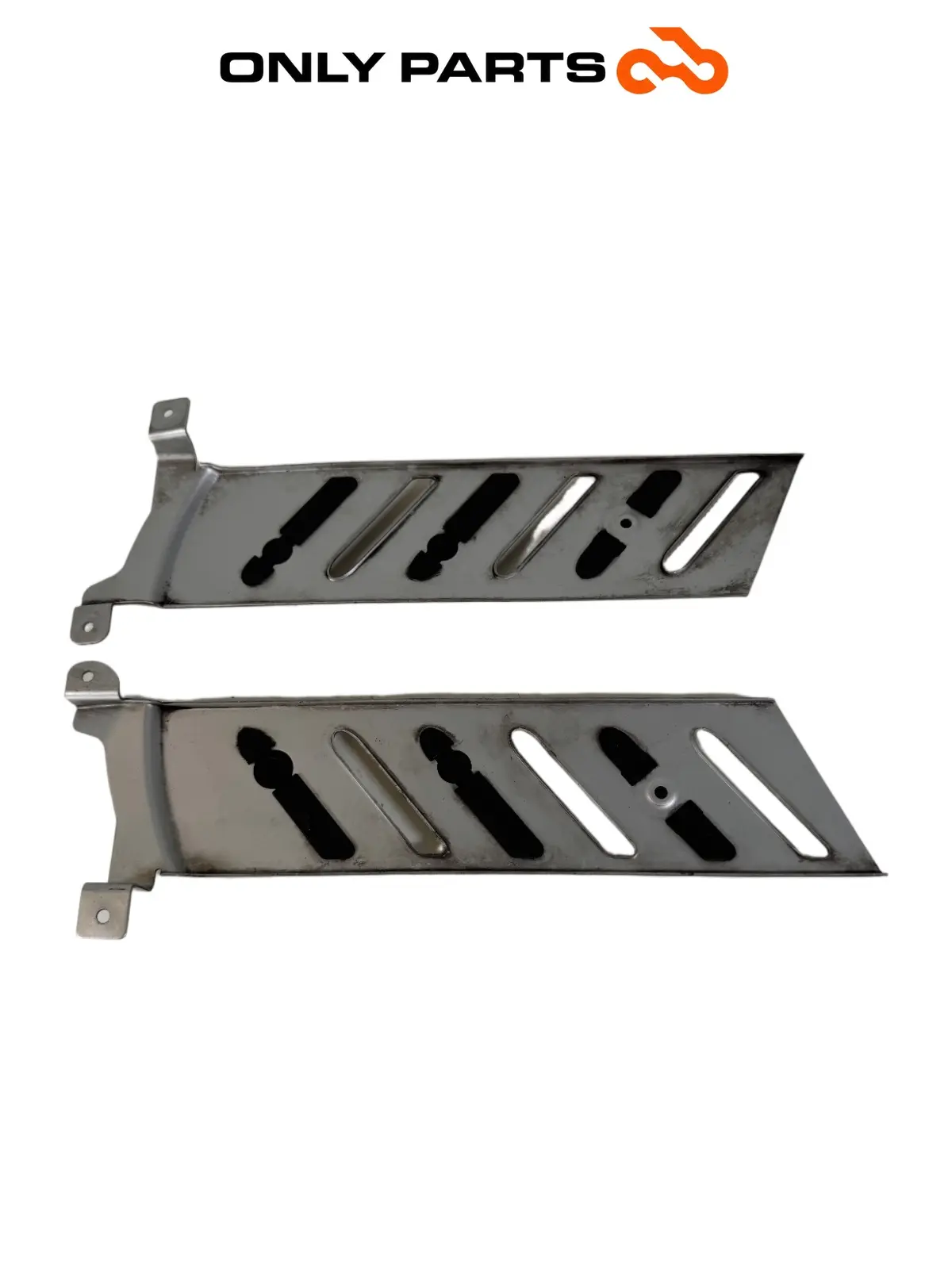 Coppia fianchetti / carter copri telaio BMW F 650 CS 2001 Grigio usato — foto reale 8
