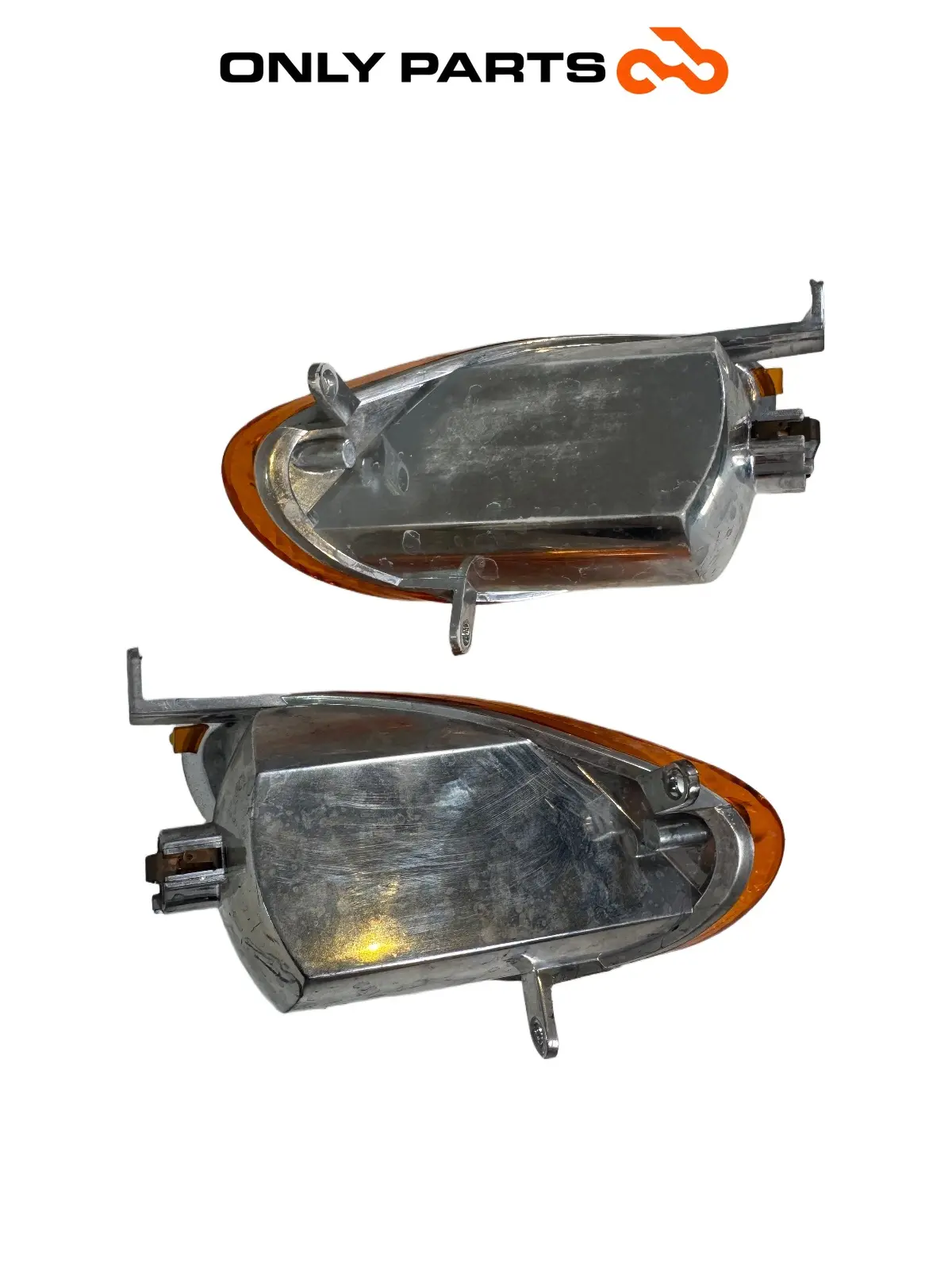 Coppia frecce anteriori Mbk Skyliner  125cc 1999 Blu usato — foto reale 10