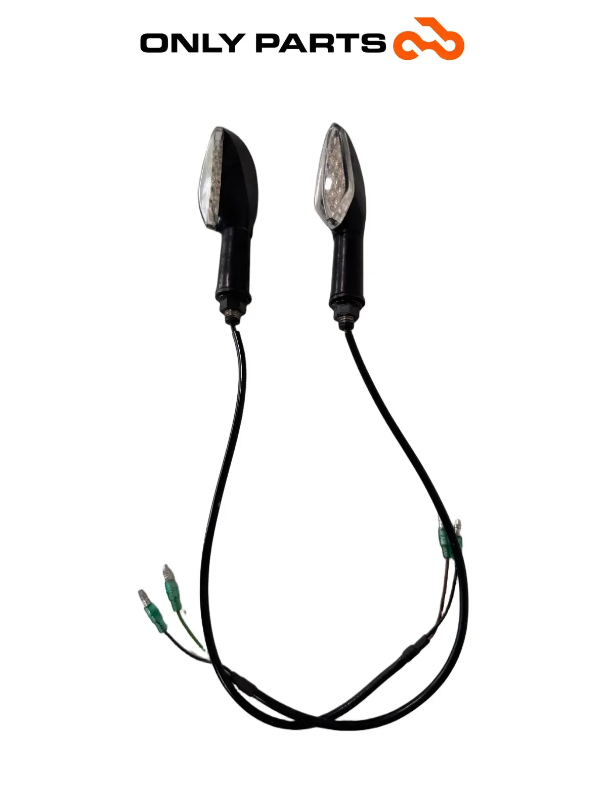 Coppia frecce anteriori Quadro 350 S 2013 Nero usato — foto reale 2