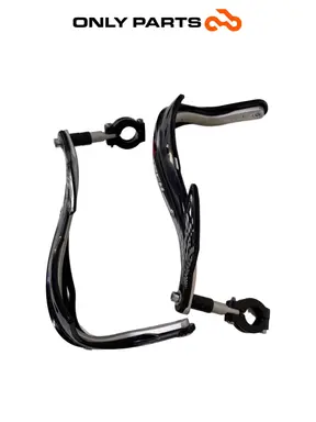 Coppia paramani KTM Super Duke 990cc 2006 Nero/Arancione usato — foto reale 8