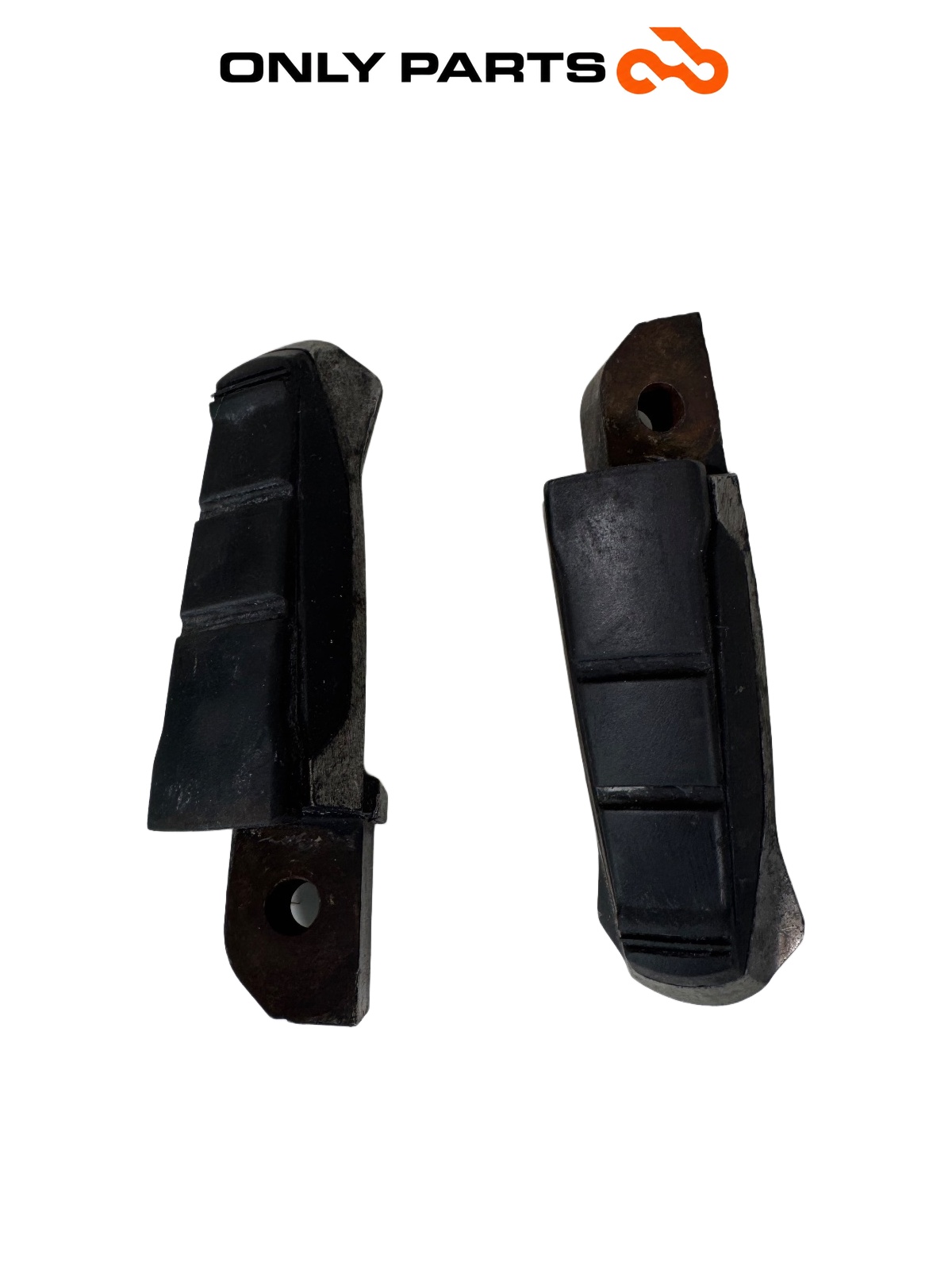 COPPIA PEDANE POGGIAPIEDI PASSEGGERO BMW F 650 CS 2001 REAR PASSENGER FOOTRESTS — 2