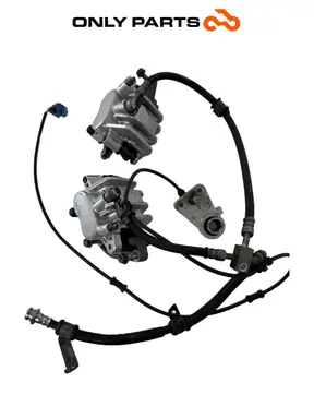 Coppia pinze anteriori + sensore ABS Suzuki Burgman 650cc 2010 Bianco usato — foto reale 7