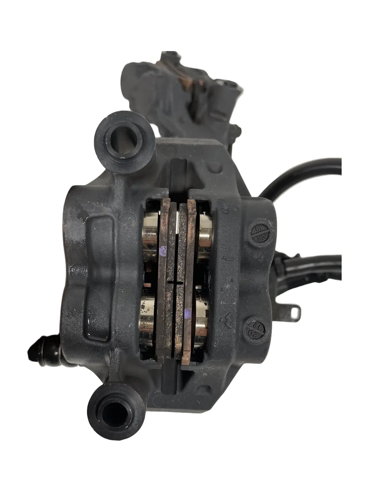 Coppia pinze freno anteriore Yamaha T-Max 560cc 2021 Antracite usato — foto reale 4