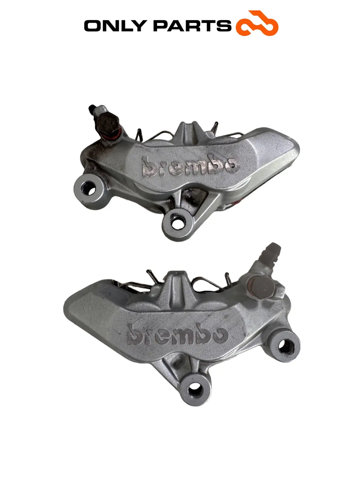 Coppia pinze freno anteriori KTM Super Duke 990cc 2006 Nero/Arancione usato — foto reale 12