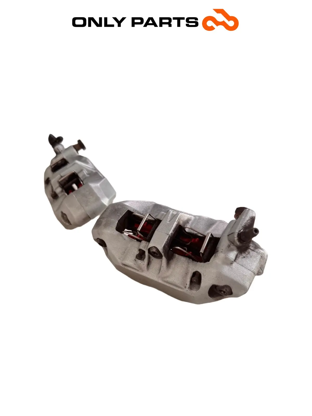 Coppia pinze freno anteriori KTM Super Duke 990cc 2006 Nero/Arancione usato — foto reale 6