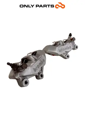 Coppia pinze freno anteriori KTM Super Duke 990cc 2006 Nero/Arancione usato — foto reale 7