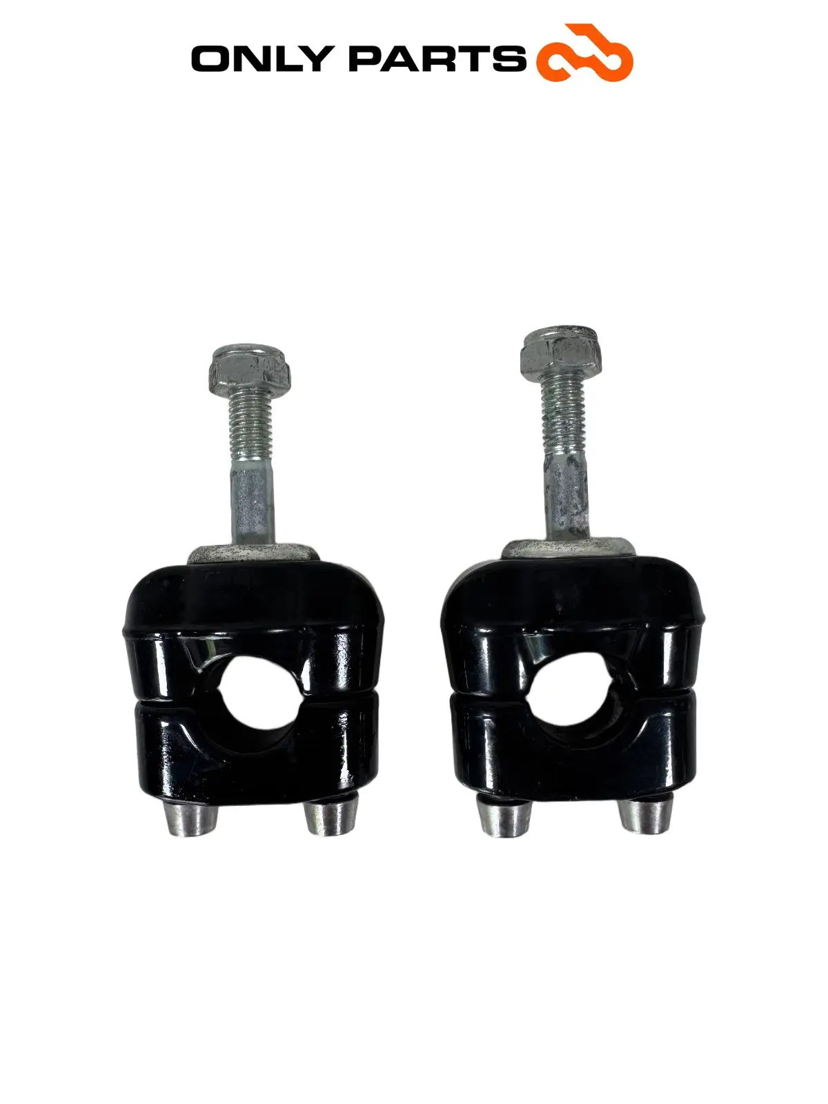 Coppia riser supporti manubrio Moto Guzzi V7 III Special 750cc 2019 Azzurro usato — foto reale 2