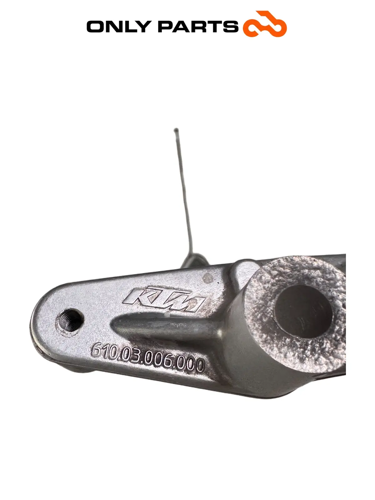 Coppia supporti motore KTM Super Duke 990cc 2006 Nero/Arancione usato — foto reale 6