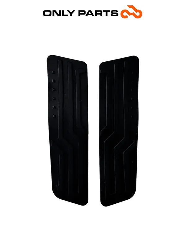 COPPIA TAPPETINI PEDANA GOMMA DX SX KYMCO X-TOWN 300 ANNO 2016 FLOOR MATS RUBBER — 3
