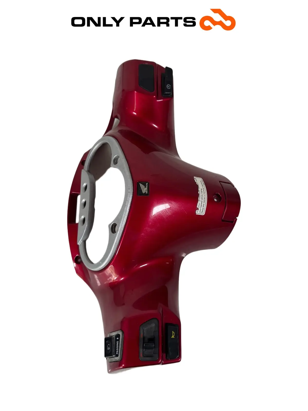 Coprimanubrio posteriore Honda Sh 125cc 2004 Rosso usato — foto reale 3