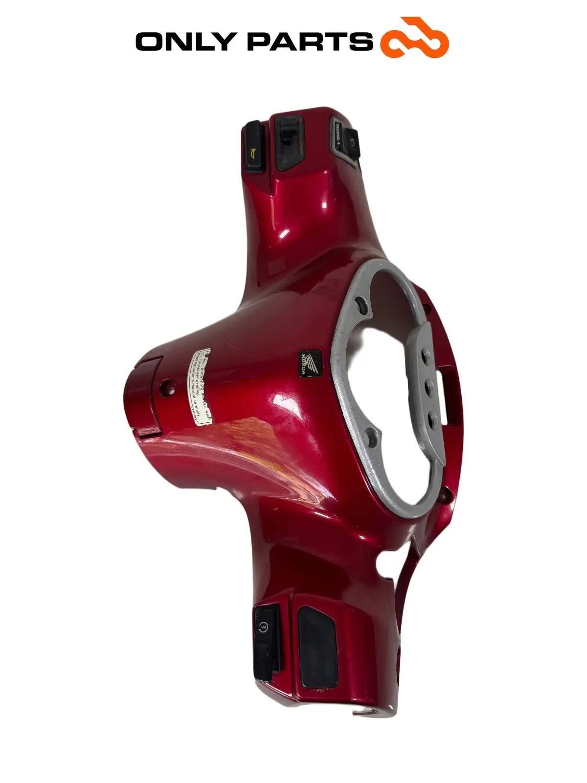 Coprimanubrio posteriore Honda Sh 125cc 2004 Rosso usato — foto reale 4