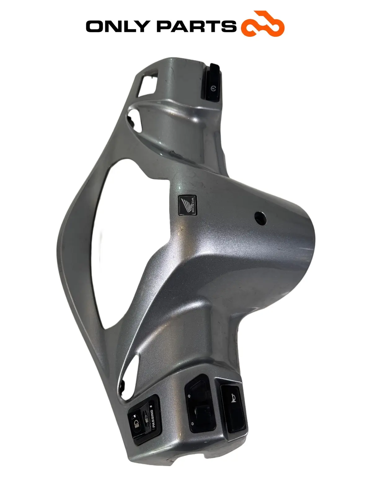 Cornice cruscotto cover strumentazione Honda SH 300i 2008 Grigio usato — foto reale 5