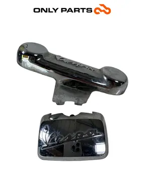 Cover forcella anteriore + placchetta inferiore Piaggio Vespa Lx 125cc 2011 Nero usato — foto reale 1
