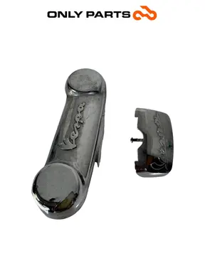 Cover forcella anteriore + placchetta inferiore Piaggio Vespa Lx 125cc 2011 Nero usato — foto reale 11