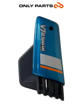 Fianchetto DX Moto Guzzi V7 III Special 750cc 2019 Azzurro usato — foto reale 2