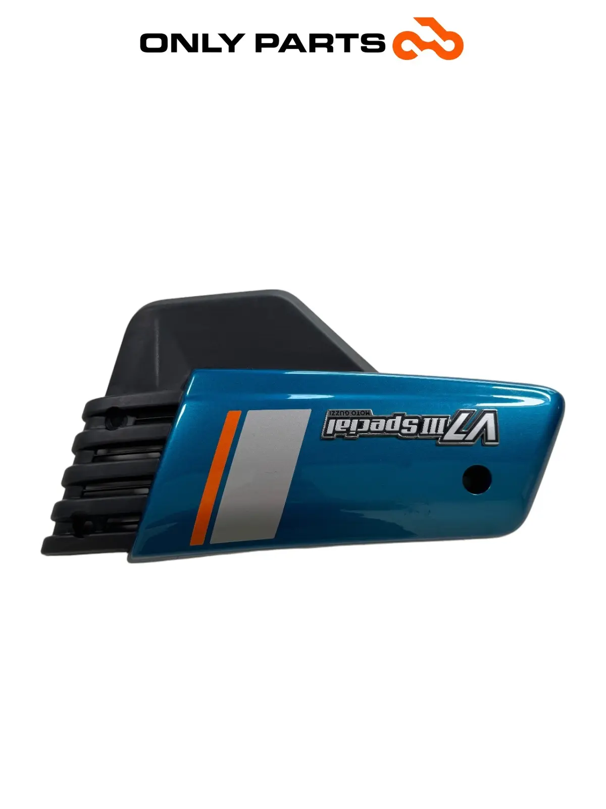 Fianchetto DX Moto Guzzi V7 III Special 750cc 2019 Azzurro usato — foto reale 3