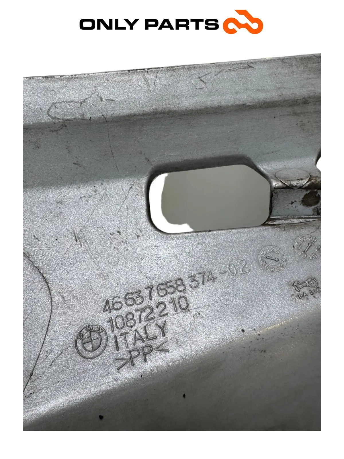 Fianchetto posteriore DX BMW F 650 CS 2001 Grigio usato — foto reale 10