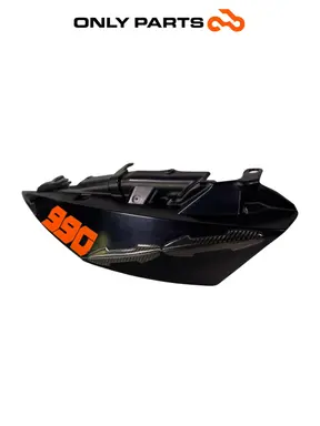 Fianchetto posteriore DX KTM Super Duke 990cc 2006 Nero/Arancione usato — foto reale 2