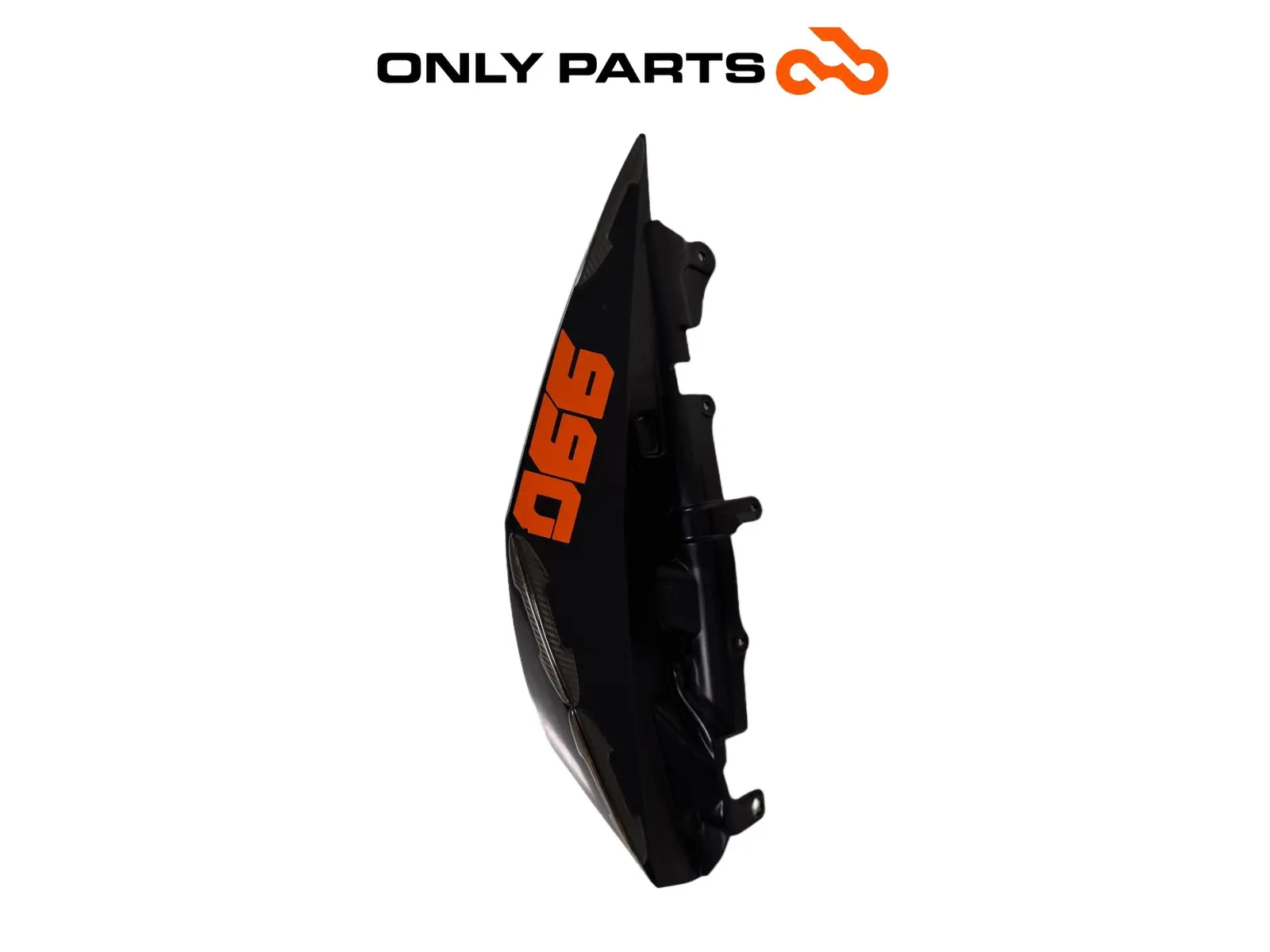 Fianchetto posteriore DX KTM Super Duke 990cc 2006 Nero/Arancione usato — foto reale 3