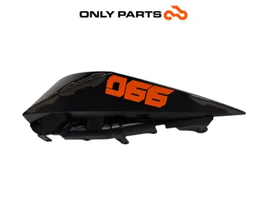 Fianchetto posteriore DX KTM Super Duke 990cc 2006 Nero/Arancione usato — foto reale 4