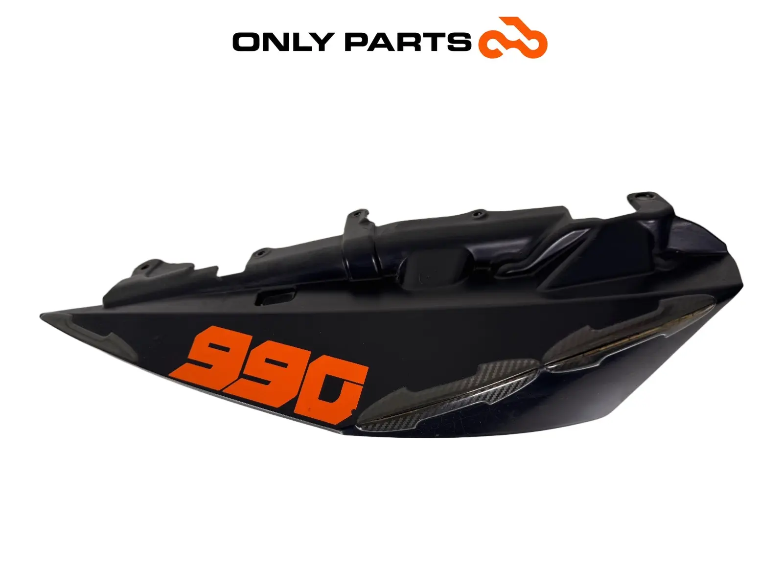 Fianchetto posteriore DX KTM Super Duke 990cc 2006 Nero/Arancione usato — foto reale 5