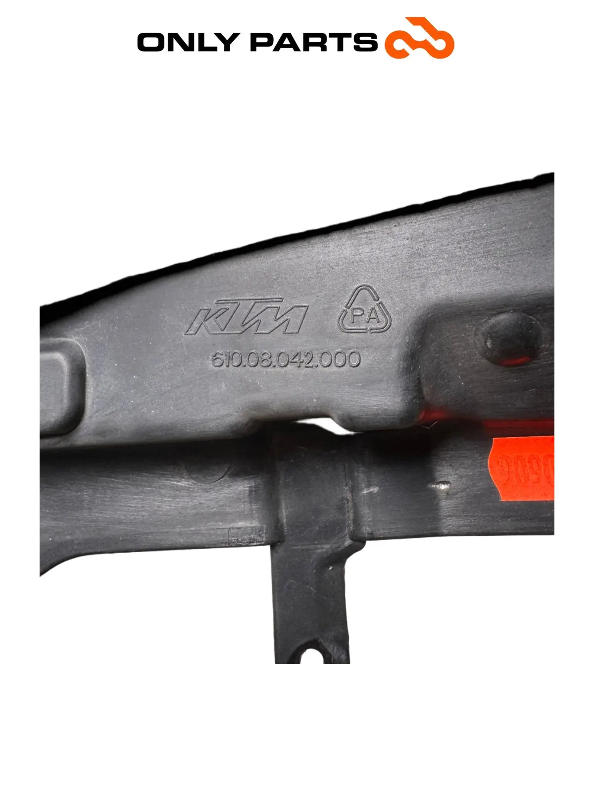 Fianchetto posteriore DX KTM Super Duke 990cc 2006 Nero/Arancione usato — foto reale 9