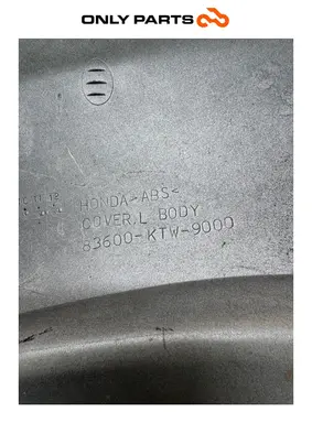 Fianchetto posteriore SX Honda SH 300i 2008 Grigio usato — foto reale 14