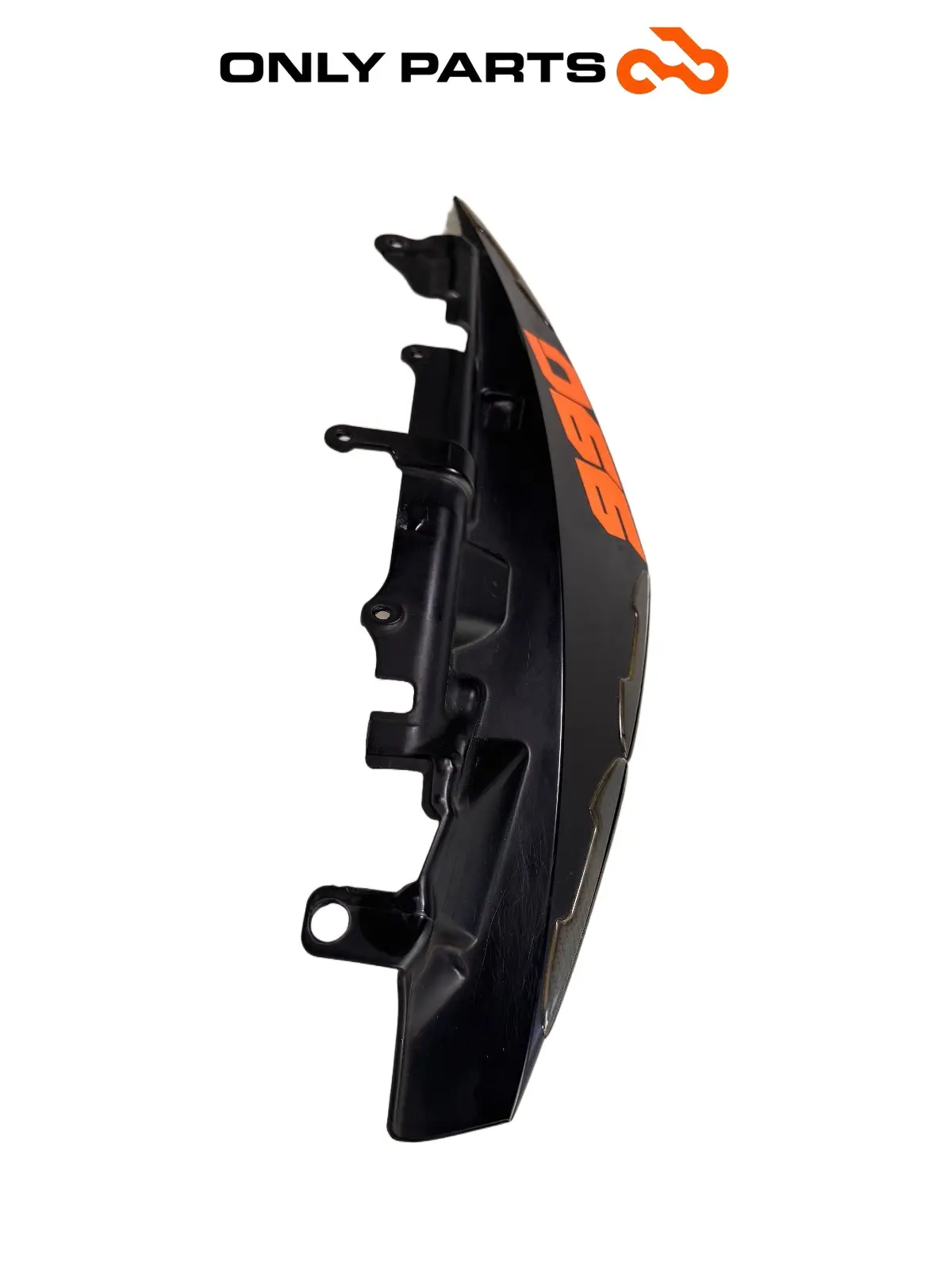 Fianchetto posteriore SX KTM Super Duke 990cc 2006 Nero/Arancione usato — foto reale 4
