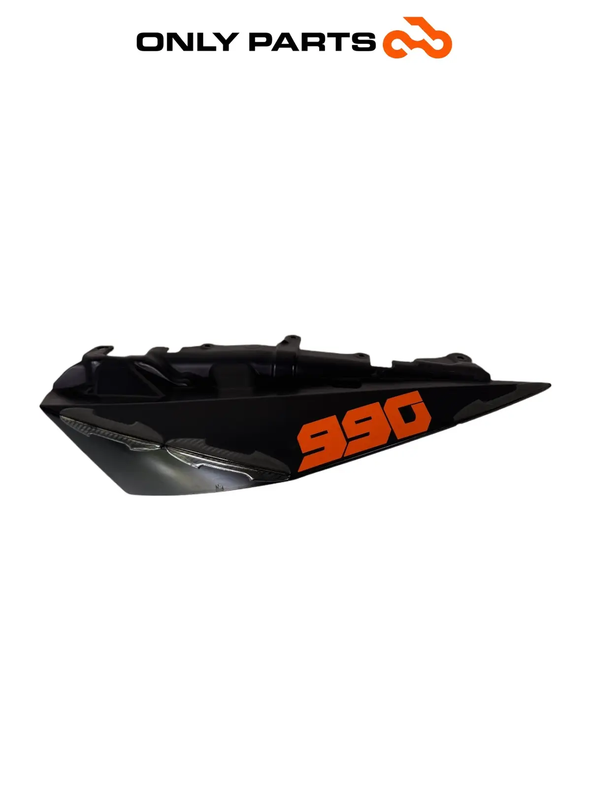 Fianchetto posteriore SX KTM Super Duke 990cc 2006 Nero/Arancione usato — foto reale 8