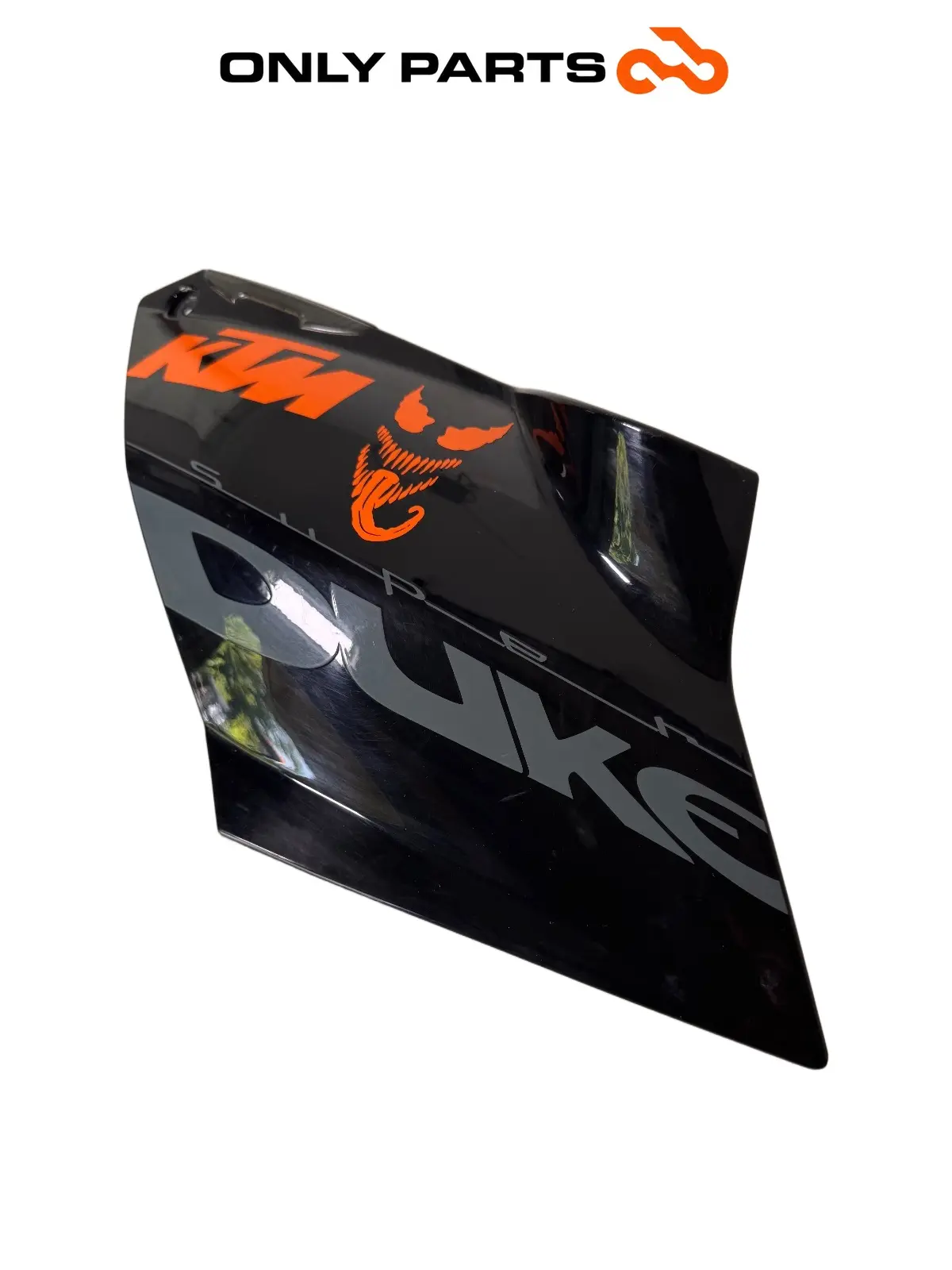 Fianchetto serbatoio DX KTM Super Duke 990cc 2006 Nero/Arancione usato — foto reale 2
