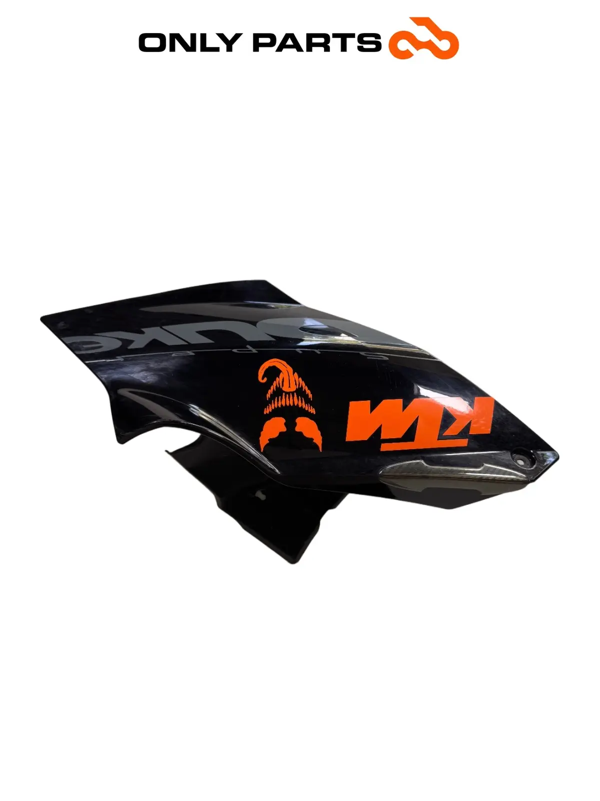 Fianchetto serbatoio DX KTM Super Duke 990cc 2006 Nero/Arancione usato — foto reale 4