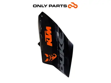 Fianchetto serbatoio SX KTM Super Duke 990cc 2006 Nero/Arancione usato — foto reale 2